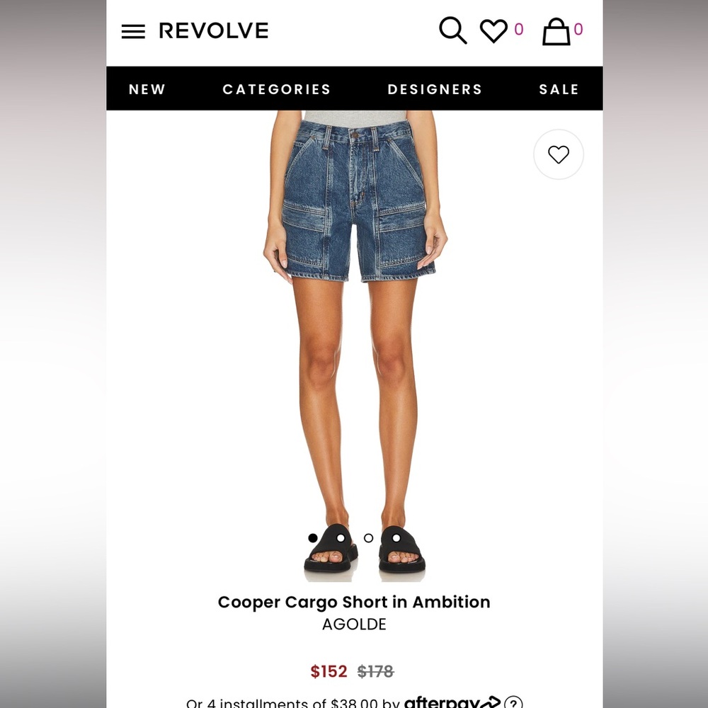 AGolde Cooper Cargo Shorts